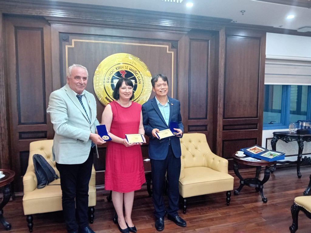 Visit at The National Economics University - Hanoi, Vietnam